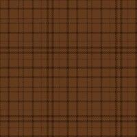 Iridescent Cocoa Seamless Tartan with Dusky Cassiterite Brown accents Textile Design vector