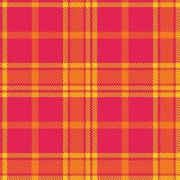 Metallic Manganese Red Tartan patterns fabric texture. Modern Vibrant Happy Yipee Seamless Tartan vector