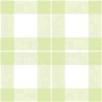 Modern Seamless Tartan featuring Rich White and Soft Grandiflora Rose Textile Design vector