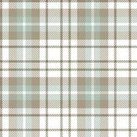 Plaid pattern seamless. Smoky White and Dusty Turtle Shell Tartan Textile Design. vector