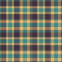 Plaid pattern seamless. Rustic Taos Turquoise and Dusky Barossa Tartan Textile Design. vector