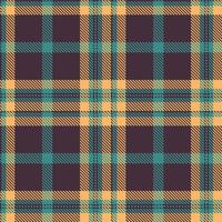 Metallic Barossa Tartan patterns fabric texture. Modern Vintage Taos Turquoise Seamless Tartan vector