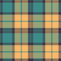 Modern Rustic Taos Turquoise and Rich Barossa Seamless Tartan Textile Design vector