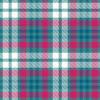 Plaid pattern seamless. Autumn Taos Turquoise and Dusty White Tartan Textile Design. vector