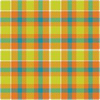 Plaid pattern seamless. Dusky Martian Colony and Sandy White Tartan Textile Design. vector