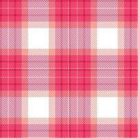 Dusky Fuchsia Felicity Seamless Tartan with Metallic Wisley Pink accents Textile Design vector