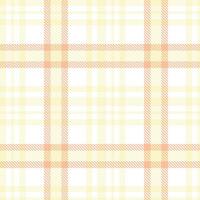 Rustic Spring Lily Tartan patterns fabric texture. Modern Dusty White Seamless Tartan vector