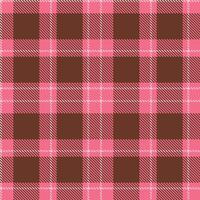 Rich Ultra Red Seamless Tartan with Rich Blobfish accents Textile Design vector