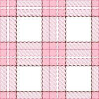 Smoky Ultra Red Tartan patterns fabric texture. Modern Vivid Blobfish Seamless Tartan vector