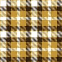 Plaid pattern seamless. Muted Leisure and Deep White Tartan Textile Design. vector