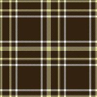 Pastel Powdered Cocoa Seamless Tartan with Rustic White accents Textile Design vector