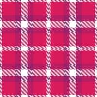 Plaid pattern seamless. Warm White and Rustic Rubylicious Tartan Textile Design. vector