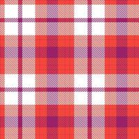Modern Metallic Chilled Chilly and Rustic Rubylicious Seamless Tartan Textile Design vector