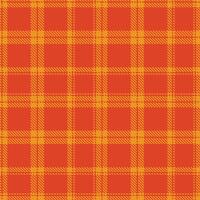 Mellow Gold Fusion Tartan patterns fabric texture. Modern Soft Furnace Seamless Tartan vector