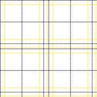 Plaid pattern seamless. Deep White and Dusty Congressional Navy Tartan Textile Design. vector