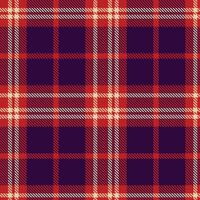 Plaid pattern seamless. Warm Ghost Pepper and Dusky Rum Custard Tartan Textile Design. vector