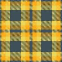 Modern Rustic Slate Wall and Pale Clementine Jelly Seamless Tartan Textile Design vector