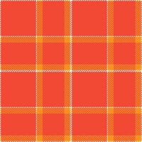 Modern Cool White and Deep Hotspot Seamless Tartan Textile Design vector