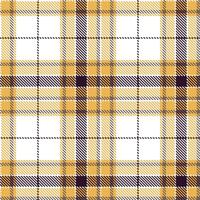 Rustic White and Bright Goldsmith Seamless Tartan Textile Design vector