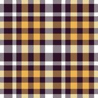 Modern Seamless Tartan featuring Highland Globe Thistle and Deep White Textile Design vector