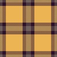 Mellow Globe Thistle and Soft Fozzie Bear Seamless Tartan Textile Design vector