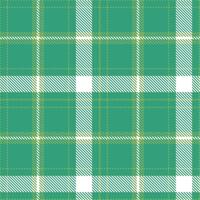 Modern Pastel Drying Grass Green and Smoky Funk Seamless Tartan Textile Design vector