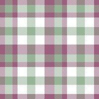 Modern Vintage Beryl Red and Highland Liebermann Green Seamless Tartan Textile Design vector