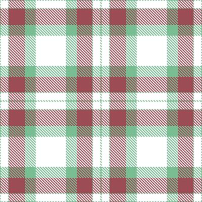 Dusky Water Fern Tartan patterns fabric texture. Modern Neon White Seamless Tartan