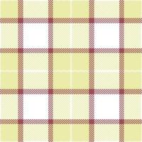 Plaid pattern seamless. Dusky White and Dusty Kiwi Ice Cream Tartan Textile Design. vector