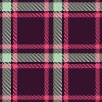 Iridescent Greek Aubergine and Dusty Fuchsia Felicity Seamless Tartan Textile Design vector