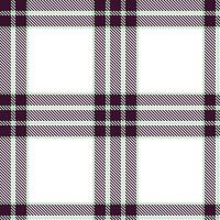 Plaid pattern seamless. Dark White and Rich Celtic Spring Tartan Textile Design. vector