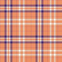 Plaid pattern seamless. Metallic Sawtooth Aak and Rustic White Tartan Textile Design. vector