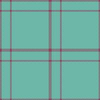Vintage Raspberry Pudding Tartan patterns fabric texture. Modern Soft Tropic Turquoise Seamless Tartan vector