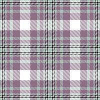 Soft White Seamless Tartan with Soft Ocean Droplet accents Textile Design vector