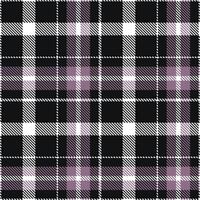 Rustic White Seamless Tartan with Fire Narwhal Grey accents Textile Design vector