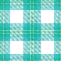 Metallic Aoifes Green Tartan patterns fabric texture. Modern Neon White Seamless Tartan vector