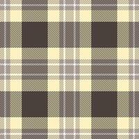Fire Frosted Cocoa Seamless Tartan with Pale White accents Textile Design vector