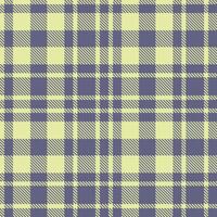 Plaid pattern seamless. Warm Lemon Pepper and Dusky Strong Iris Tartan Textile Design. vector