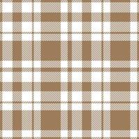 Pale Westminster Seamless Tartan with Soft White accents Textile Design vector