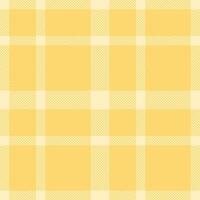 Autumn Egg White Seamless Tartan with Deep Hint of Honey accents Textile Design vector