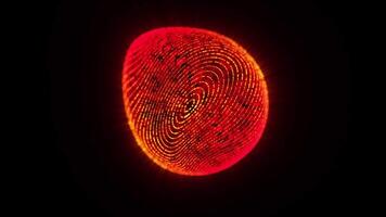 FX Energy fire ball effect. Abstract hot core sphere. Bright glowing multiple explosions. Dynamic template animation red. Spinning yellow orange energy sphere digital hi-tech ball futuristic looping video