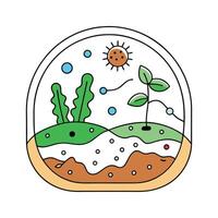AntibioticProducing Actinobacteria in Soil vector