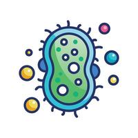 Aerobic Bacteria Thriving in Oxygen vector