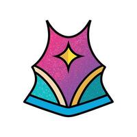 Stylish Glittered Party TShirt Graphic vector