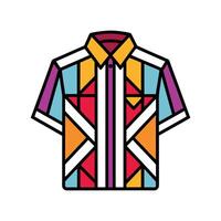 Unique Geometric Pattern TShirt Art vector