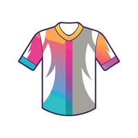 Chic Gradient Tie Dye Shirt Design vector