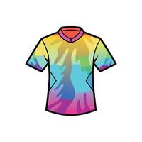 Stylish Gradient Tie Dye TShirt Graphic vector