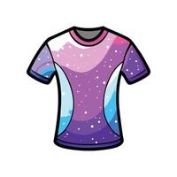 Chic Lightweight Breaspace Inspired Galaxy Tee Design vector