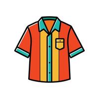 Stylish Loose Fit Resort TShirt Graphic vector
