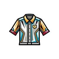Stylish Metallic Foil Print TShirt Graphic vector